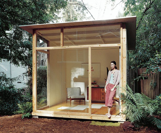 build-it-yourself backyard bungalow on John Perreaults blog about 
