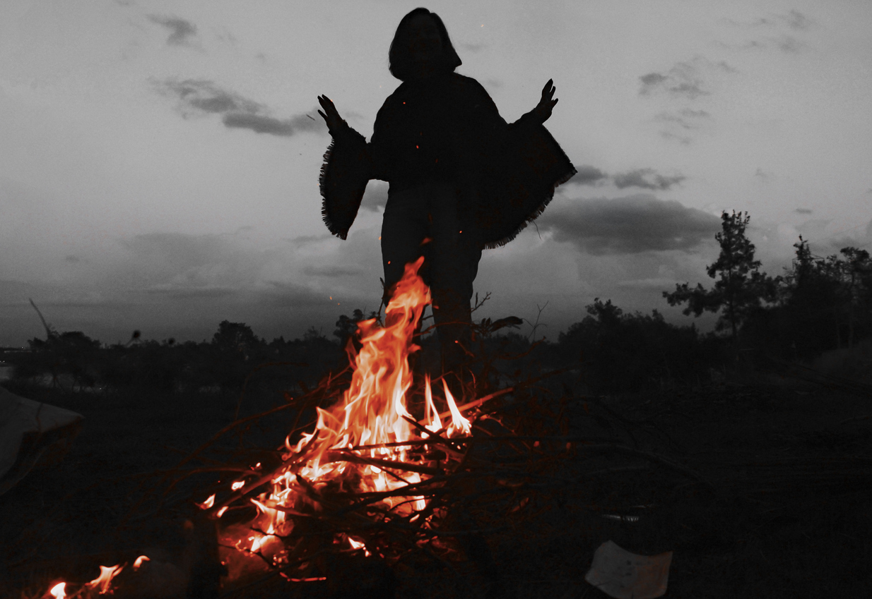 Dancing Girl Near Campfire, iStock credit: Ensar Altinok